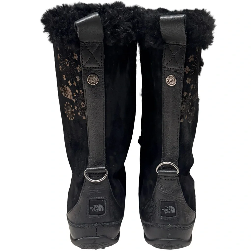 The North Face Abby III Women’s Black Tall Snow Boots Size 7 EU‎ 38